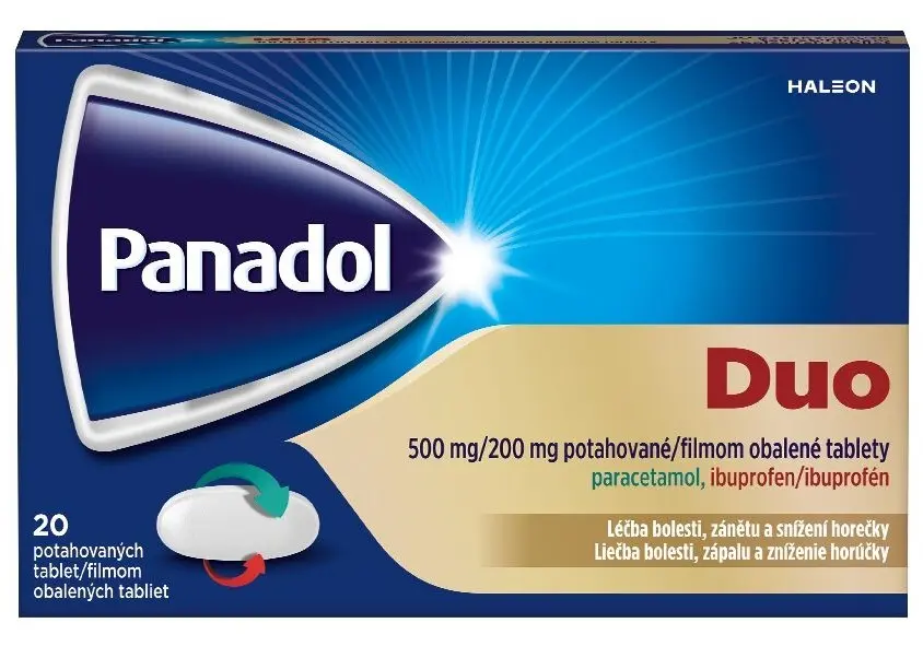 13159-panadol duo 500mg200mg 20 potahovanych tablet